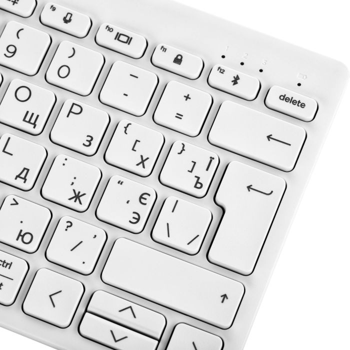 Клавіатура мембранна HP 350 Compact Multi-Device, 78key, BT, EN/UK, білий