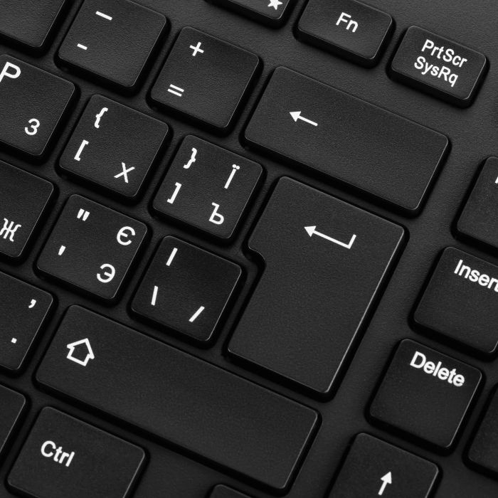 HP Keyboard membrane 220, 104key, WL, EN/UK, black