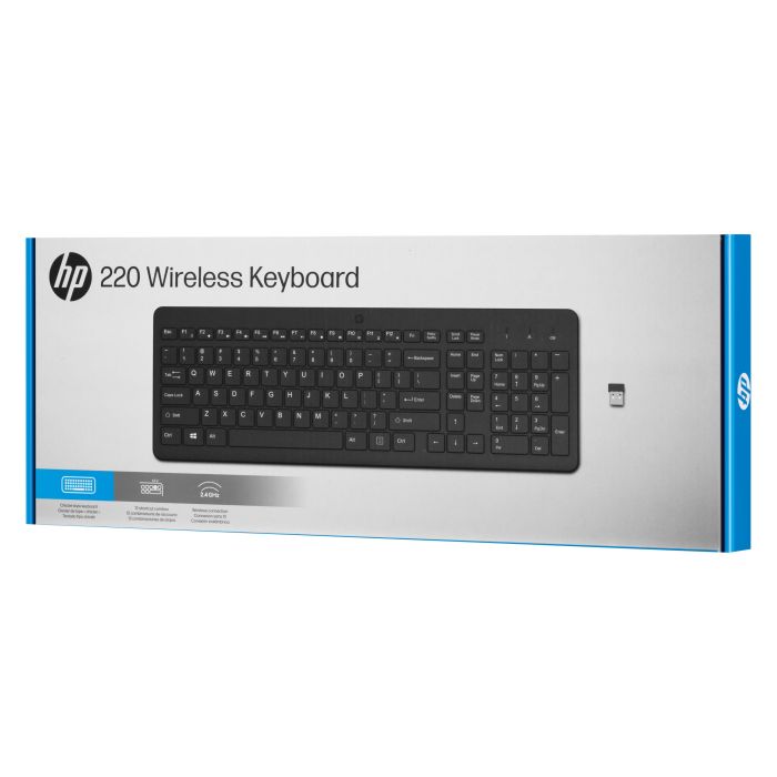 HP Keyboard membrane 220, 104key, WL, EN/UK, black