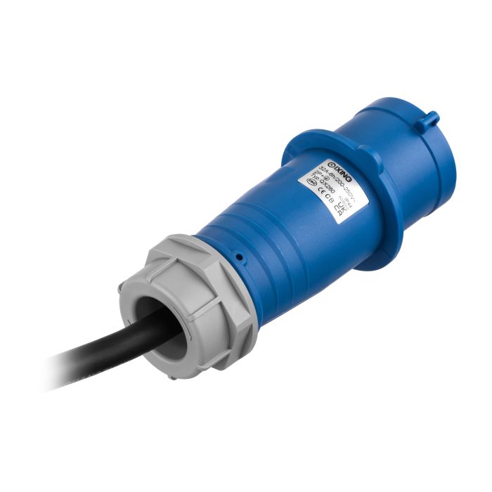 Устройство распределения электропитания MIRSAN MXB, 2U, 16A, 1Ph, 16 гибридных розеток (C13-C19), черный