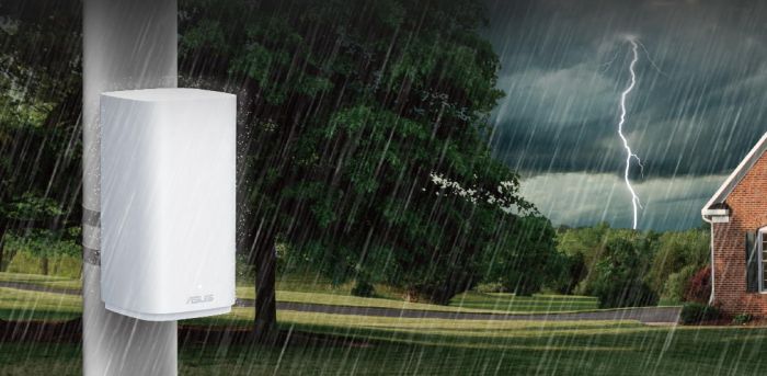 Система WiFi-Mesh ASUS ZenWiFi BD4 Outdoor BE3600, 2x2,5GE WAN/LAN 1мод, белый