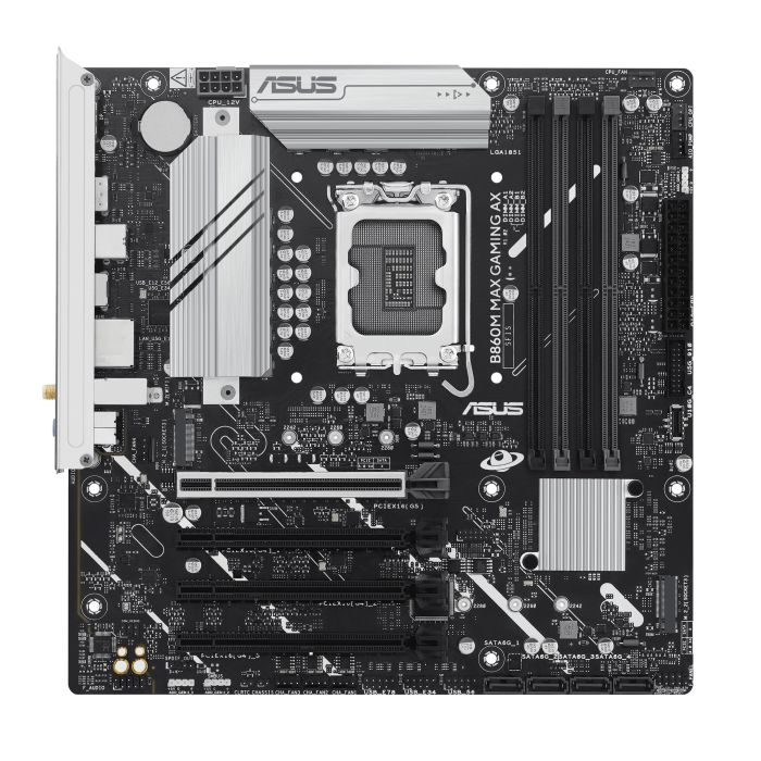Материнcька плата ASUS B860M MAX GAMING AX s1851 B860 4xDDR5 M.2 DP USB Type-C Wi-Fi BT mATX