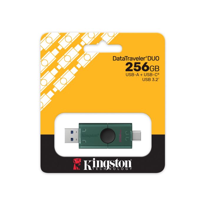 Накопитель Kingston  256GB USB 3.2 Type-A + Type-C DT DuoG2