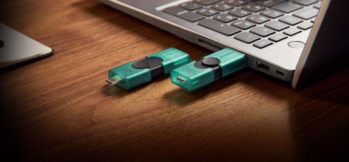 Накопитель Kingston  128GB USB 3.2 Type-A + Type-C DT DuoG2