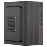 Корпус 2E TeamX TMX03 з БЖ 2E ATX500W, 2xUSB3.0, 1x80мм, VGA 220мм, mATX, чорний