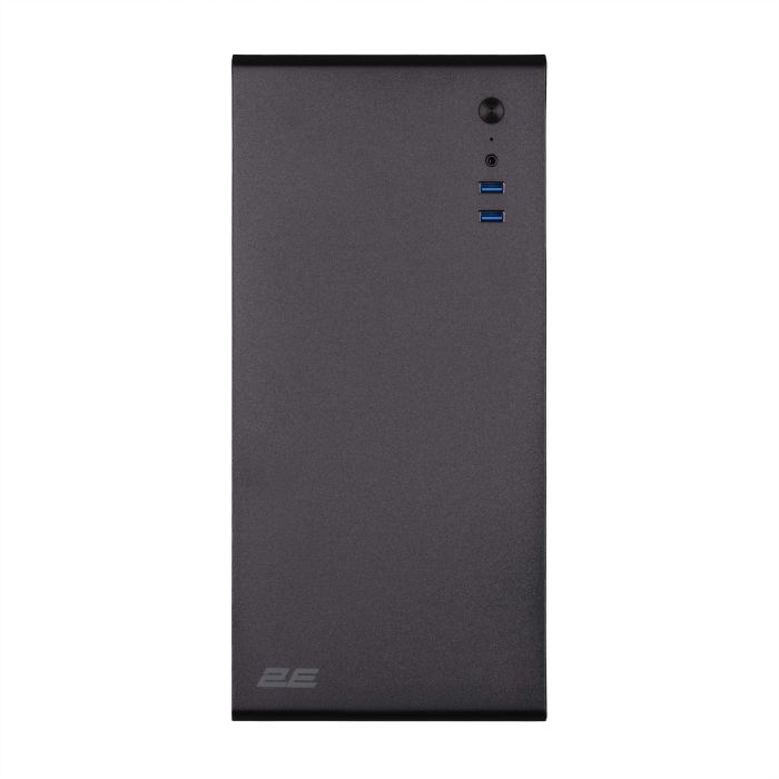 Корпус 2E Credo V200B без БП, 2xUSB3.0, 1x80мм, VGA 250мм, mATX, чёрный