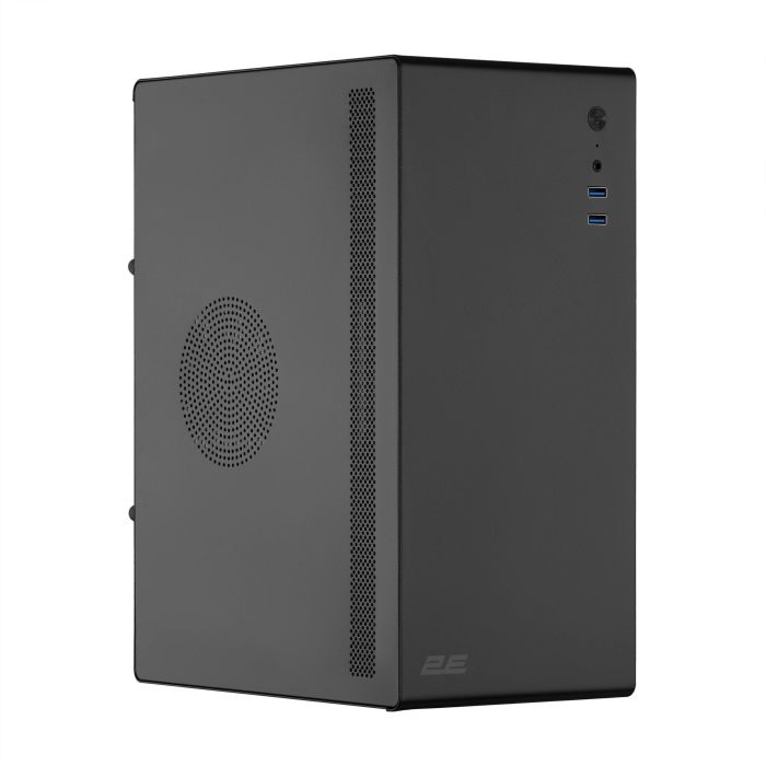 Корпус 2E Credo V200B без БП, 2xUSB3.0, 1x80мм, VGA 250мм, mATX, чёрный