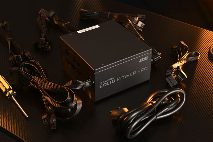 2E GAMING PSU Solid Power Pro ATX3.1 GEN5.0  (650W), >85%, 80+ Bronze, 120mm, 1xMB 24pin(20+4), 2xCPU 8pin(4+4), 3xMolex, 6xSATA, 4xPCIe 8pin(6+2), 1x12VHPWR, Semi Modular