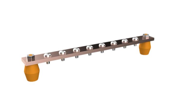 1 PCS 6 EARTHING POINT 220mm BUSBAR , 7 PCS 20 cm EARTHING CABLE, 2 PCS 12cm EARTHING CABLE , 7 ANTI-SLIP WASHER , 2 PCS NUT, 7