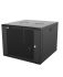 Шкаф MIRSAN 19", 9U, WTC, 565x600 мм, максимально 80 кг, черный