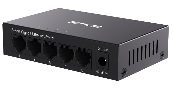 Комутатор TENDA  5xGE, Некерований Tenda TEG1005M