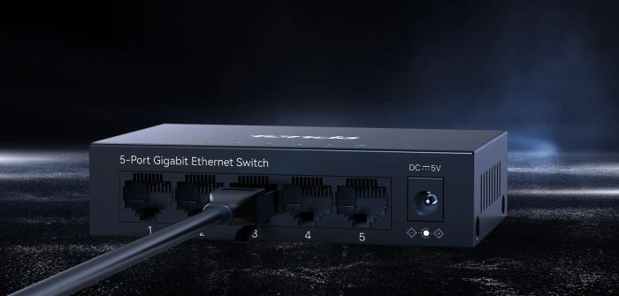 Комутатор TENDA  5xGE, Некерований Tenda TEG1005M