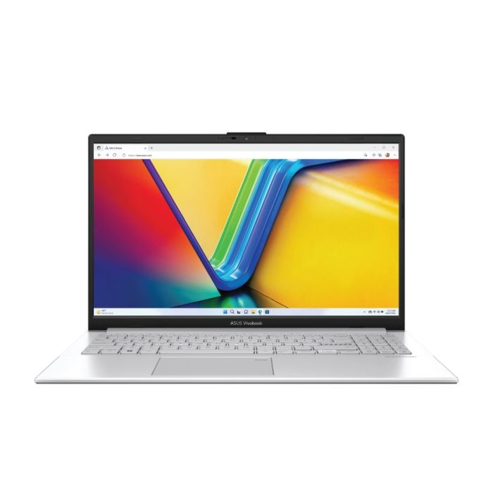 Ноутбук ASUS Vivobook Go 15 E1504FA-BQ049 15.6" FHD IPS, AMD R5-7520U, 8GB, F512GB, UMA, NoOS, Серебристый