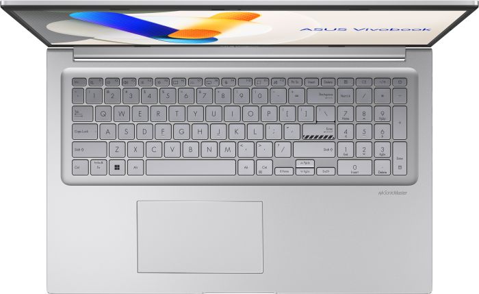 Ноутбук ASUS Vivobook 17 X1704VA-AU663 17.3" FHD IPS, Intel U300, 16GB, F512GB, UMA, noOS, Серебристый