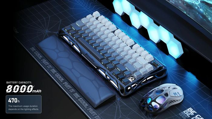 GravaStar Mercury K1 75% Wireless Mechanical Gaming Keyboard