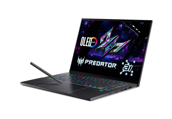 Ноутбук Acer Predator Triton 14 PT14-52T 14.5" 2.8K OLED Touch, Intel U9-288V, 32GB, F2TB, NVD5070-8, Win11P, черный