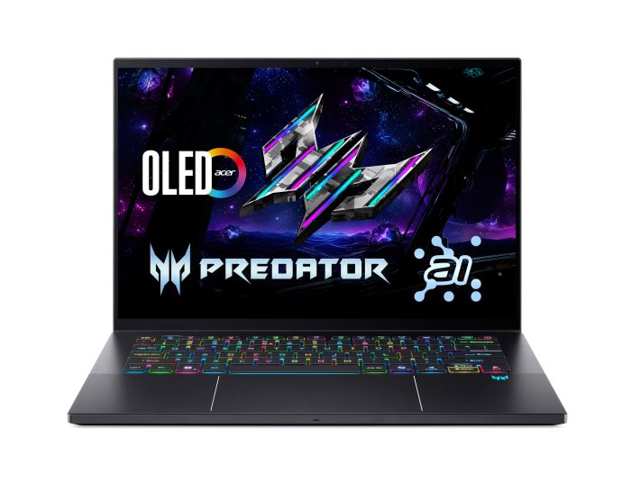 Ноутбук Acer Predator Triton 14 PT14-52T 14.5" 2.8K OLED Touch, Intel U9-288V, 32GB, F2TB, NVD5070-8, Win11P, черный