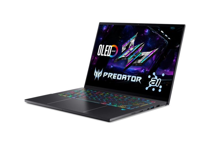Ноутбук Acer Predator Triton 14 PT14-52T 14.5" 2.8K OLED Touch, Intel U9-288V, 32GB, F2TB, NVD5070-8, Win11P, черный