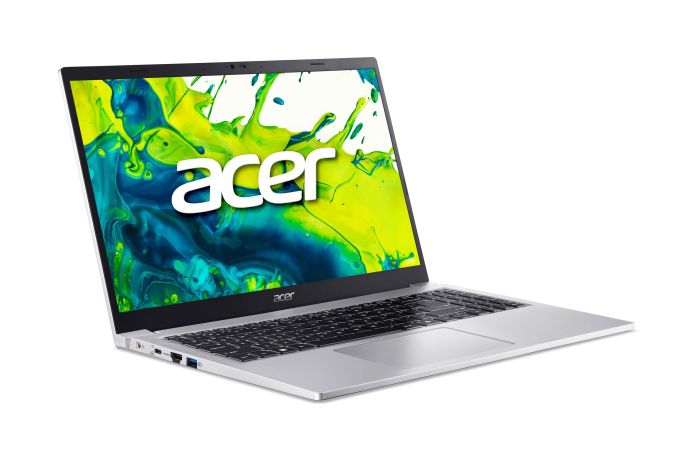 Ноутбук Acer Aspire Lite AL15-33P 15.6" FHD IPS, Intel 3-N355, 8GB, F512GB, UMA, Lin, серебристый