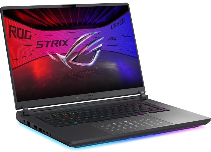Ноутбук ASUS ROG Strix G16 G615JH-RV082 16" FHD+ IPS, Intel i5-13450HX, 16GB, F512GB, NVD5050-8, NoOS, Серый