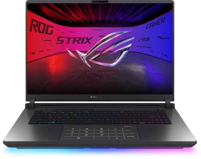Ноутбук ASUS ROG Strix G16 G615JH-RV082 16" FHD+ IPS, Intel i5-13450HX, 16GB, F512GB, NVD5050-8, NoOS, Серый