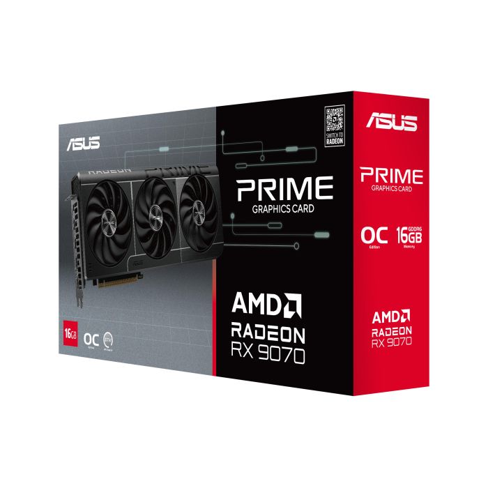 Вiдеокарта ASUS Radeon RX 9070 16GB GDDR6 OC PRIME-RX9070-O16G-EVO