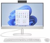 Комп'ютер персональний моноблок HP All-in-One 23.8" FHD IPS AG, AMD R5-340 AI, 16GB, F512GB, UMA, WiFi, кл+м, Win11, білий
