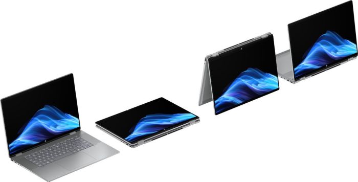 Ноутбук HP OmniBook X Flip x360 16-ar0004ua 16" WUXGA IPS Touch, AMD AI 5 340, 16GB, F512GB, UMA, Win11, серый