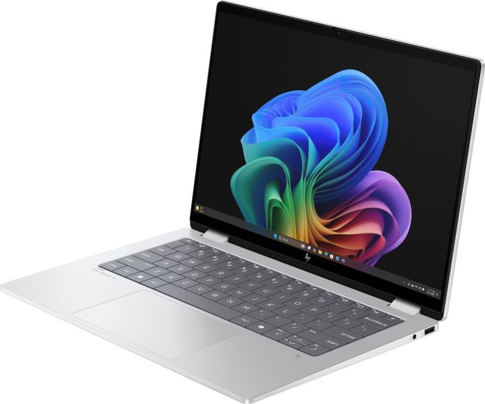 HP Notebook OmniBook X Flip x360 14-fm0008ua 14" WUXGA IPS Touch, Intel U5-226V, 16GB, F512GB, UMA, Win11, silver