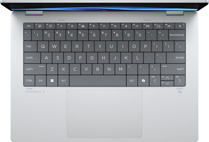 Ноутбук HP OmniBook X Flip x360 14-fm0003ua 14" WUXGA IPS Touch, Intel U7-258V, 32GB, F1024GB, UMA, Win11, сріблястий