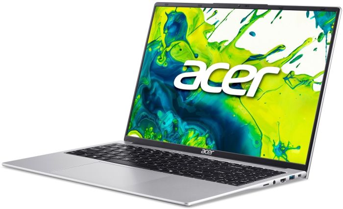 Ноутбук Acer Aspire Lite AL16-54P 16" WUXGA IPS, Intel i5-1334U, 16GB, F512GB, UMA, Lin, серебристый