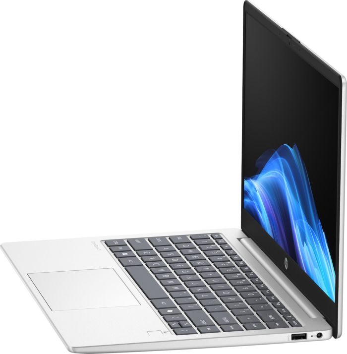 Ноутбук HP 14-hc0000ua 14" FHD IPS AG, Intel U7-255U, 16GB, F1024GB, UMA, DOS, серебристый