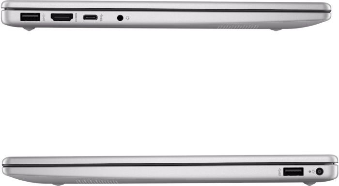 Ноутбук HP 14-hc0000ua 14" FHD IPS AG, Intel U7-255U, 16GB, F1024GB, UMA, DOS, серебристый