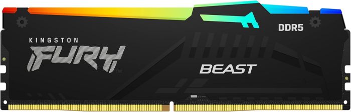 Память ПК Kingston DDR5 32GB 6000 FURY Beast RGB