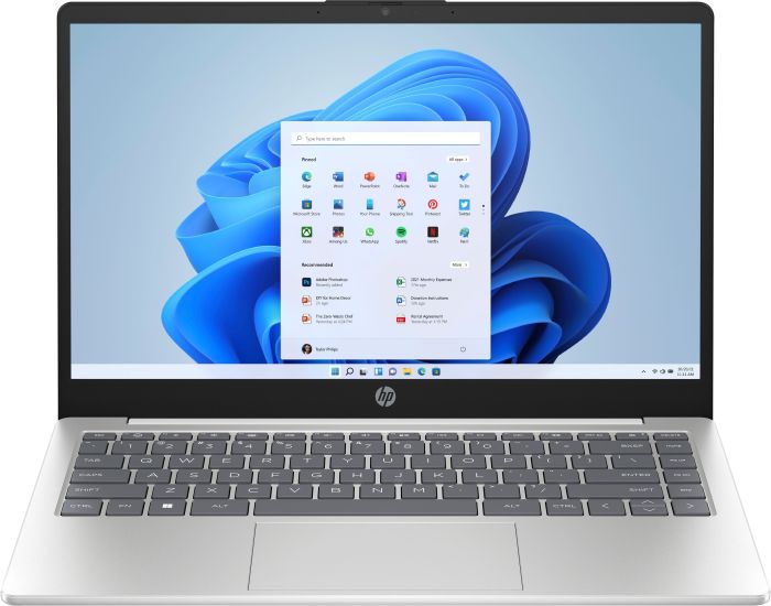 Ноутбук HP 14-ep0035ua 14" FHD IPS AG, Intel i5-1334U, 16GB, F512GB, UMA, DOS, серебристый