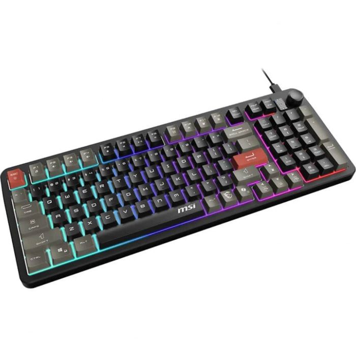 MSI Keyboard membrane MSI FORGE GK110 UA 98key, USB-A, EN/UKR/RU, LED, black