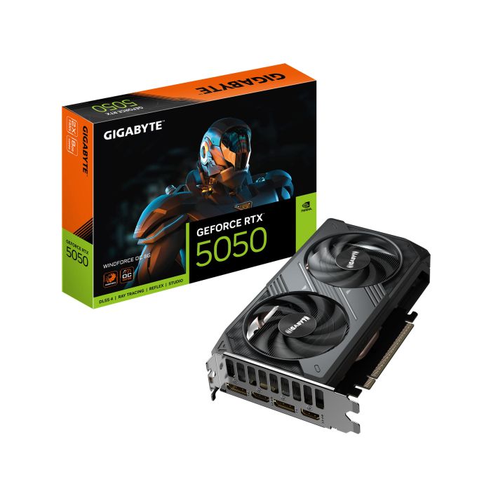 Видеокарта GIGABYTE GeForce RTX 5050 8GB GDDR6 WINDFORCE 2 OC