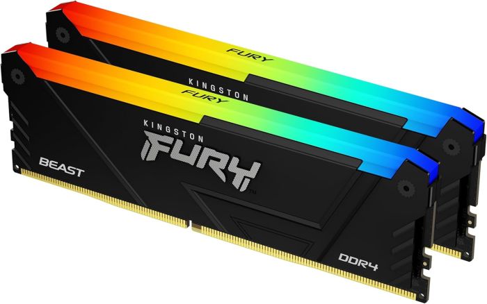Memory Kingston DDR4 32GB KIT (16GBx2) 3200 FURY Beast RGB