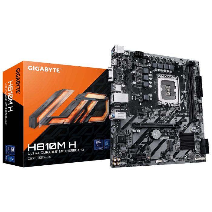 GIGABYTE Motherboard H810M K s1851 H810 2xDDR5 M.2 HDMI DP mATX