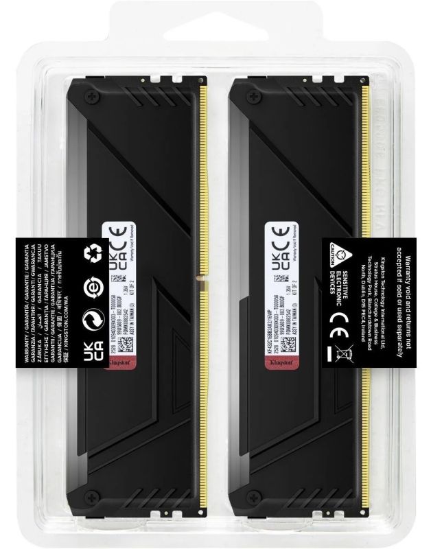 Memory Kingston DDR4 16GB KIT (8GBx2) 3200 FURY Beast RGB