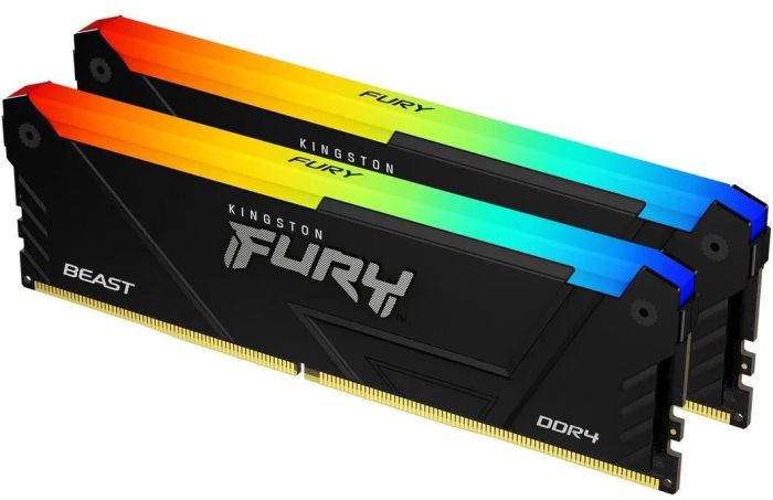 Memory Kingston DDR4 16GB KIT (8GBx2) 3200 FURY Beast RGB