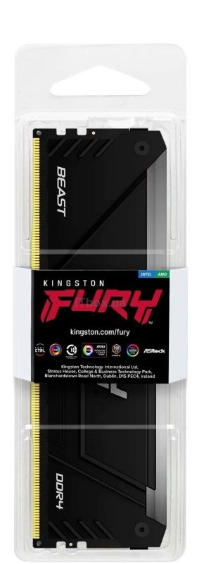 Memory Kingston DDR4 16GB 3200 FURY Beast RGB