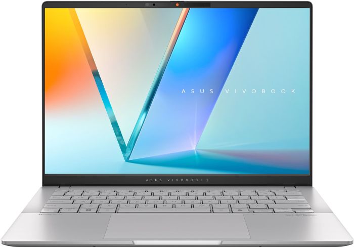 ASUS Notebook Vivobook S 14 M5406KA-SF150 14" FHD OLED, AMD AI 5 340, 16GB, F512GB, UMA, NoOS, Silver