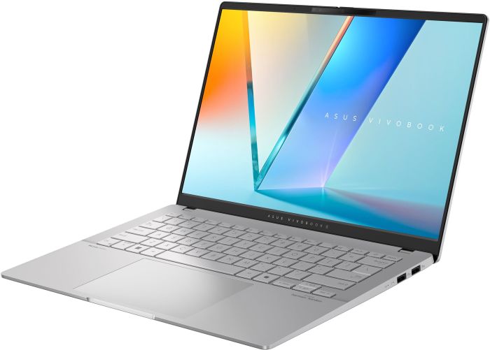 ASUS Notebook Vivobook S 14 M5406KA-SF150 14" FHD OLED, AMD AI 5 340, 16GB, F512GB, UMA, NoOS, Silver