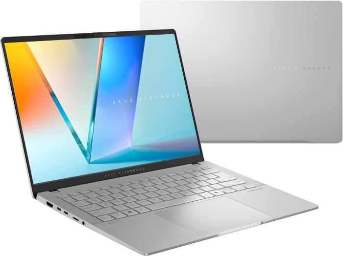ASUS Notebook Vivobook S 14 M5406KA-SF150 14" FHD OLED, AMD AI 5 340, 16GB, F512GB, UMA, NoOS, Silver