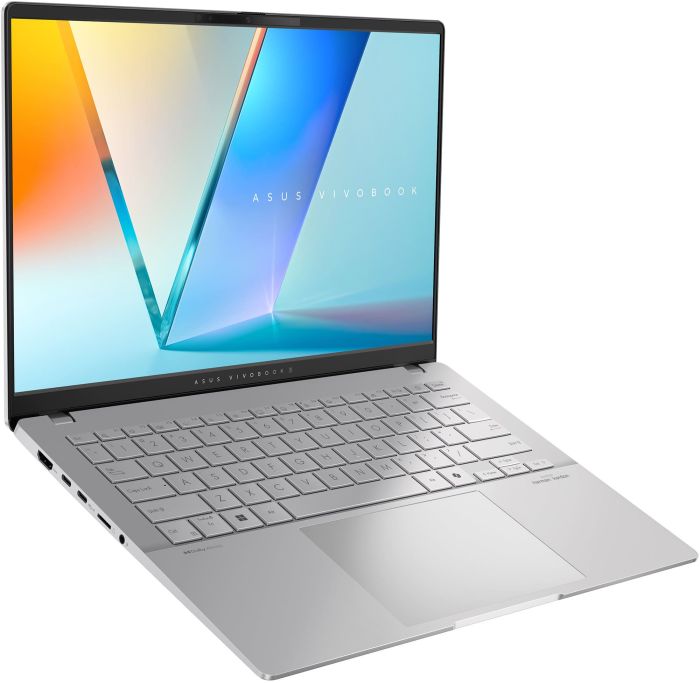 ASUS Notebook Vivobook S 14 M5406KA-SF150 14" FHD OLED, AMD AI 5 340, 16GB, F512GB, UMA, NoOS, Silver