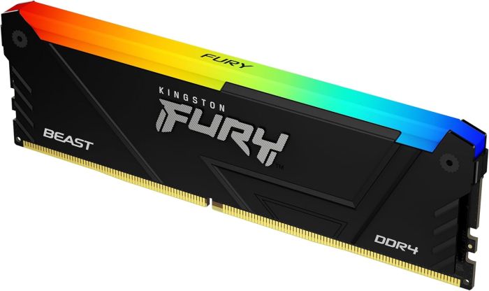 Память ПК Kingston DDR4  8GB 3200 FURY Beast RGB