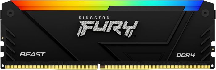 Память ПК Kingston DDR4  8GB 3200 FURY Beast RGB