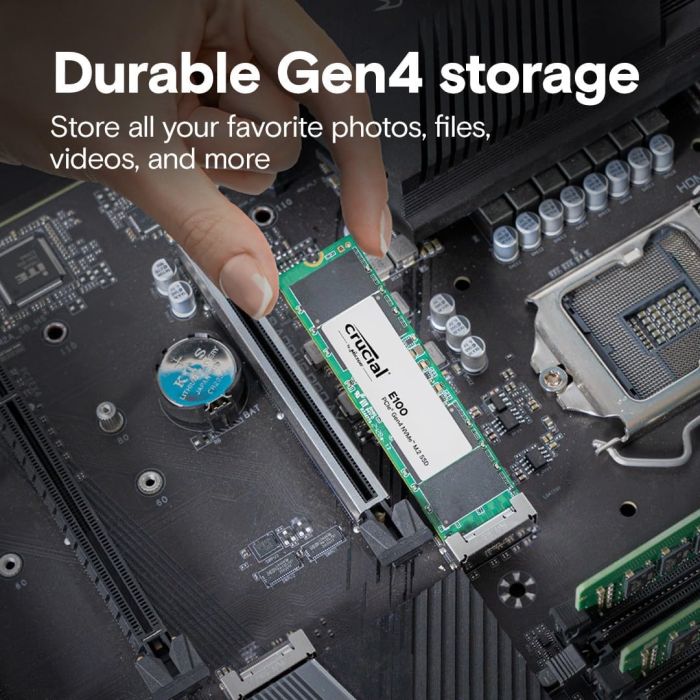 Накопитель SSD Crucial M.2 480GB PCIe 4.0 E100