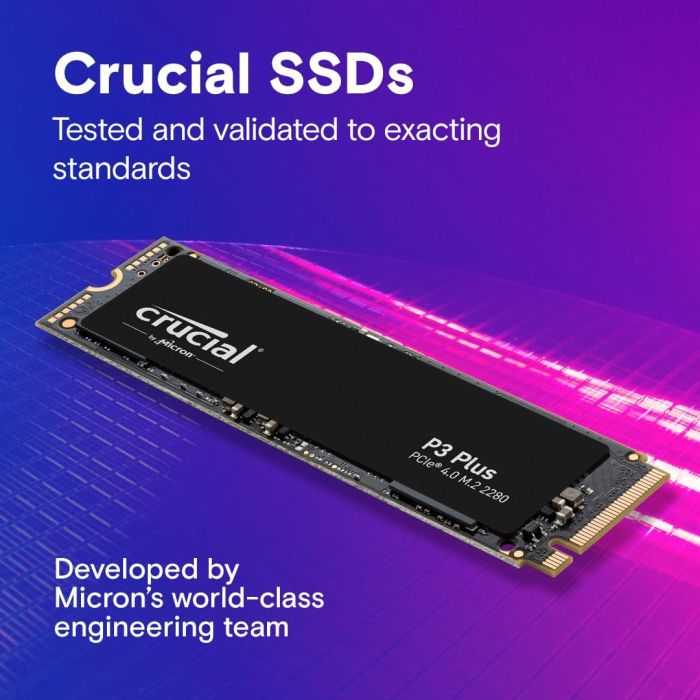 Накопитель SSD Crucial M.2 2TB PCIe 4.0 P3 Plus